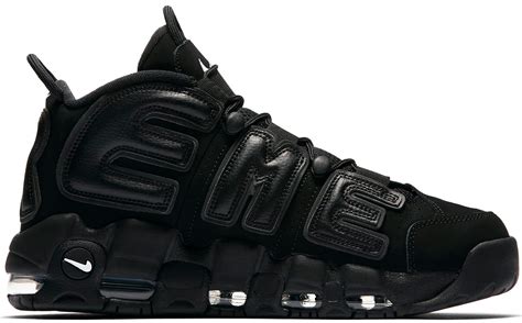 nike air uptempo black supreme|Nike Uptempo black from stockx.